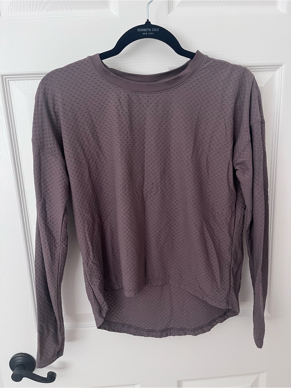 Calia  Women’s Long-Sleeve Textured Tee in Mauve